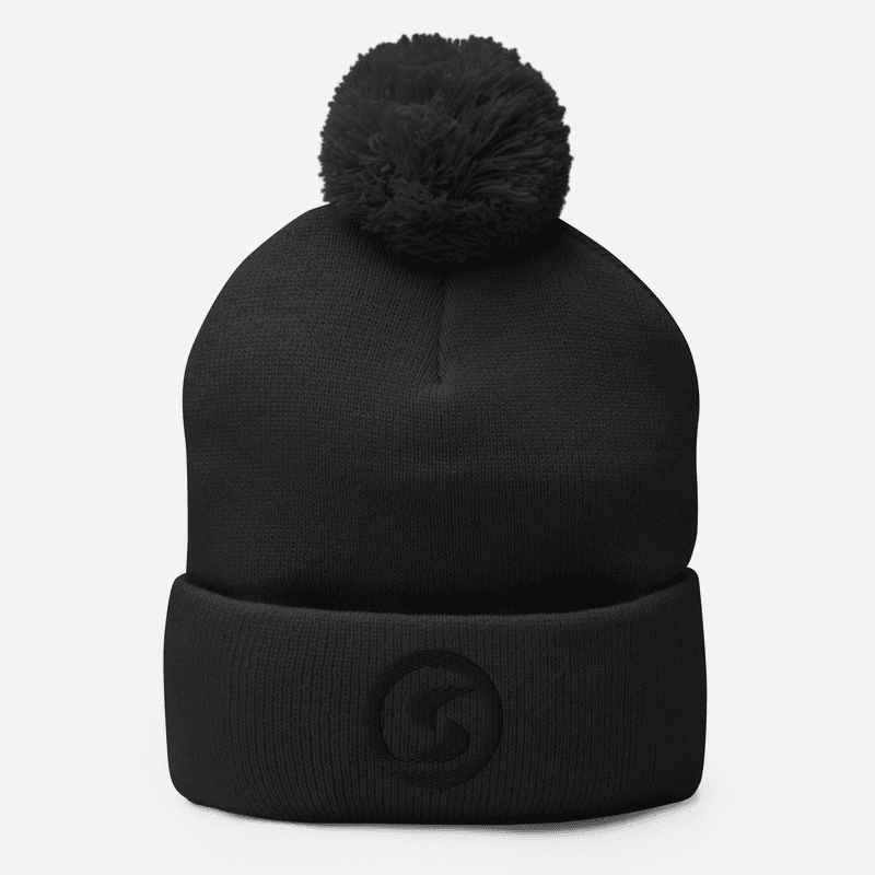 Santura Pom-Pom Beanie / Black