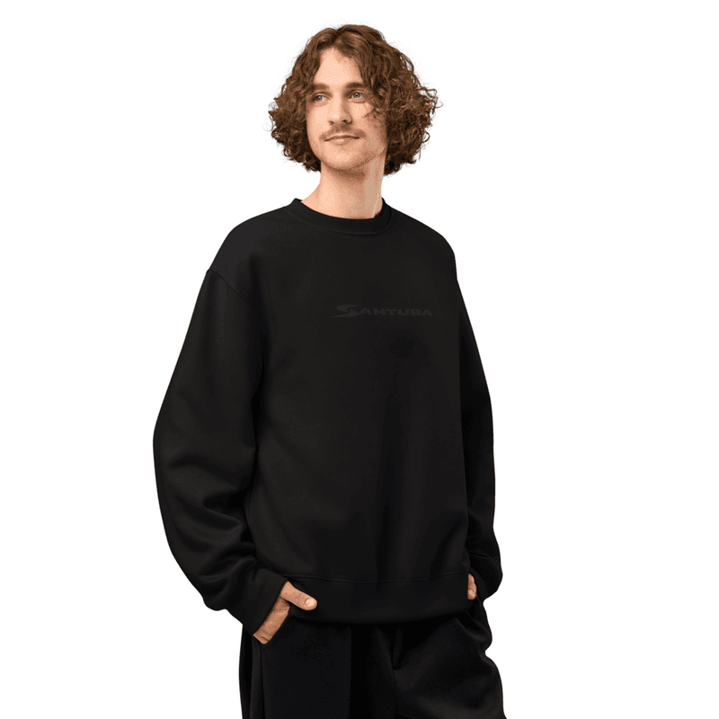 Santura Oversized heavyweight sweatshirt / Black / S
