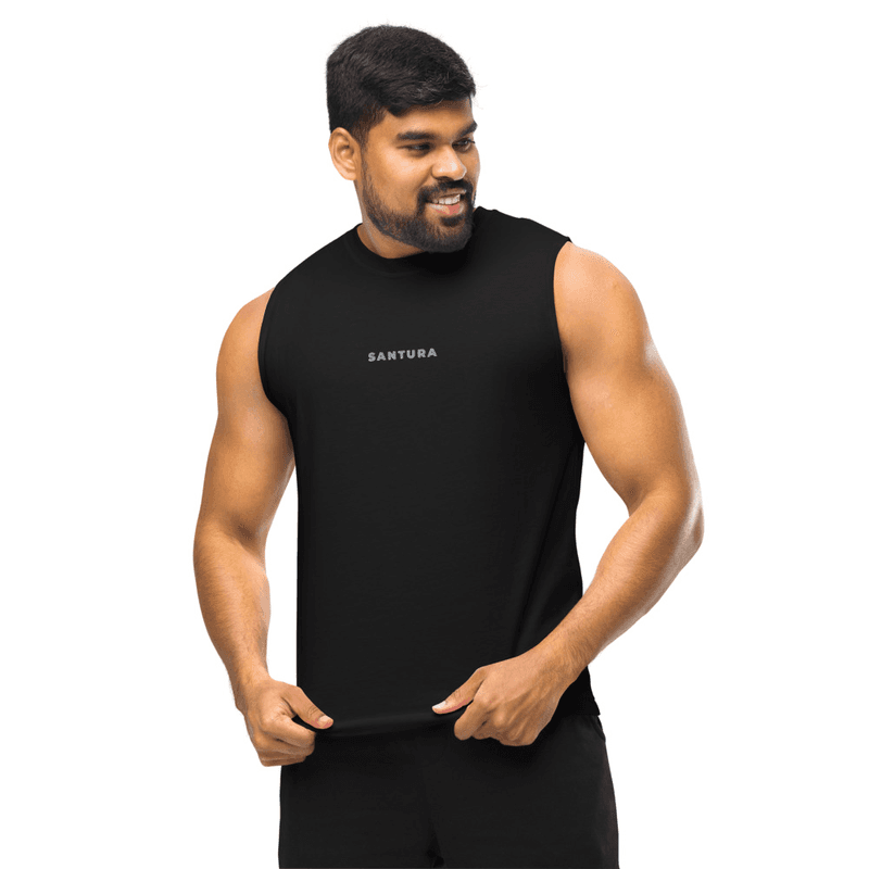 Santura Muscle Shirt / Black / S