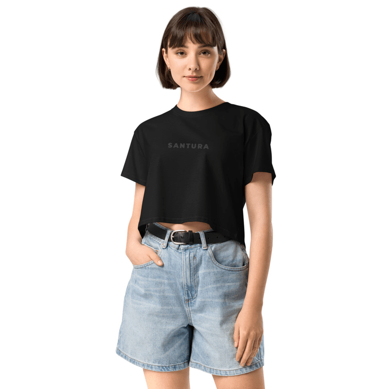 Women’s crop top / Black / XS