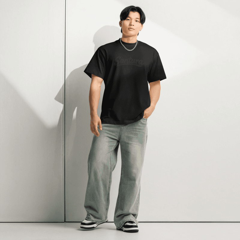 Santura box Tee / Black / S