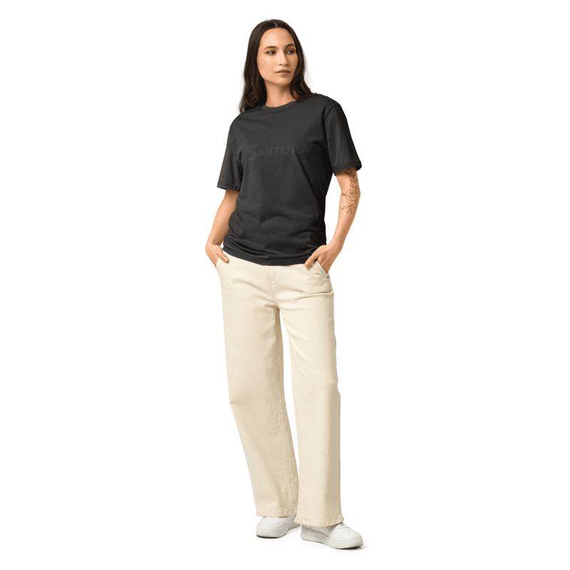 Santura Garment Dyed Vintage Tee / G. Dyed Black Rock / S